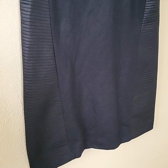 Fabletics Womens Breana Coated Black Mini Dress - Size Large - Picture 4 of 8